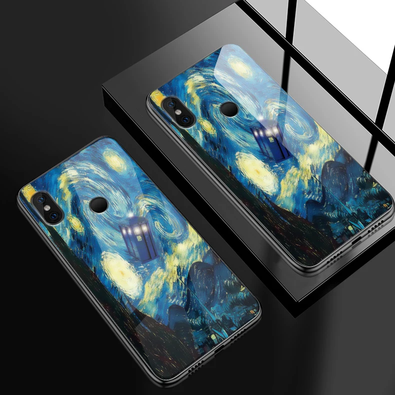 W180 Закаленное стекло чехол для Xiaomi 6X5X8 9 SE A1 A2 Lite TPU чехол для телефона Redmi Note 4x 5A 6 7 Pro Prime противоударный жесткий чехол - Цвет: W180