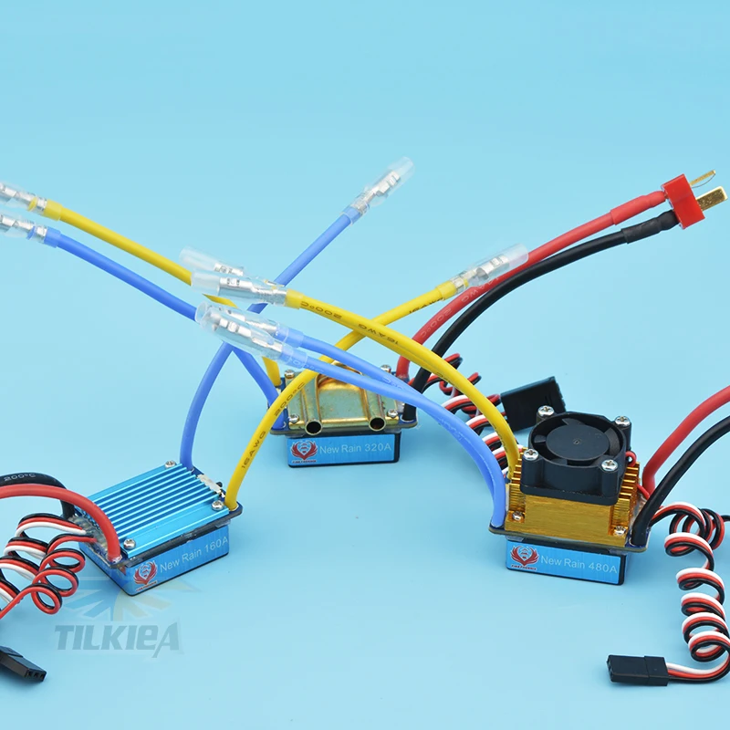 Контроллер скорости матового двигателя RC 160A/320A/480A ESC 380/540/775 двухрежимный