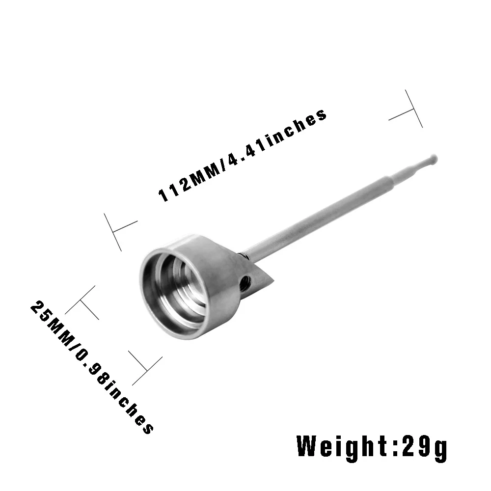 Титановое соединение для ногтей 25 мм/0 98 дюйма титановый набор курения титановая