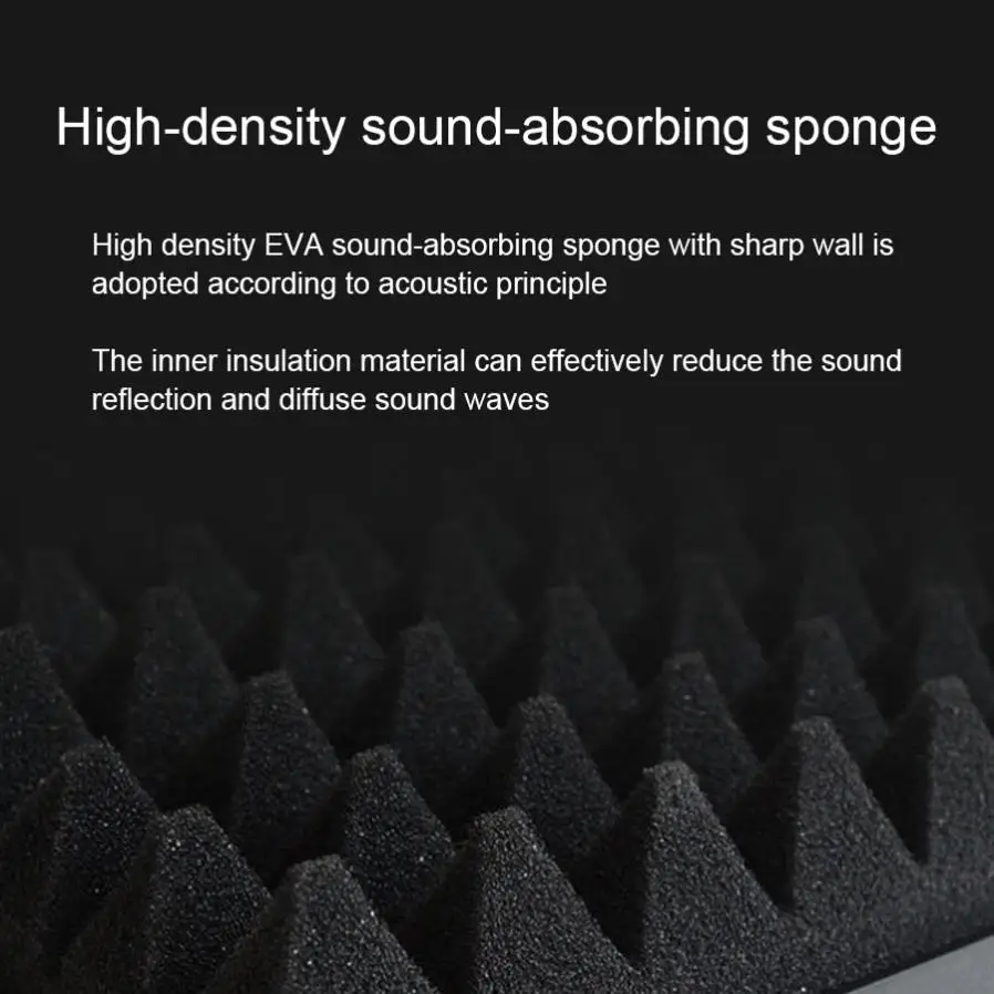 

Plastic Microphone Isolation Shield 3-Panel Curved Surface Wind Screen Microphone Stand Suits Foldable 3/8" and 5/8" Threaded