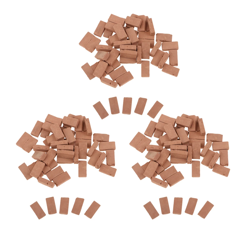 Модель красного кирпича из глины в масштабе 1/16 для песчаной брони украшение