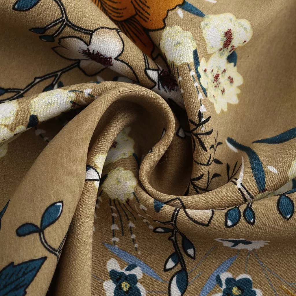 

Bandage Dress Women Sleeveless Flower Printing V Neck Mini Boho Dresses Ladies Casual Irregular Summer Beach Dress Robe Femme