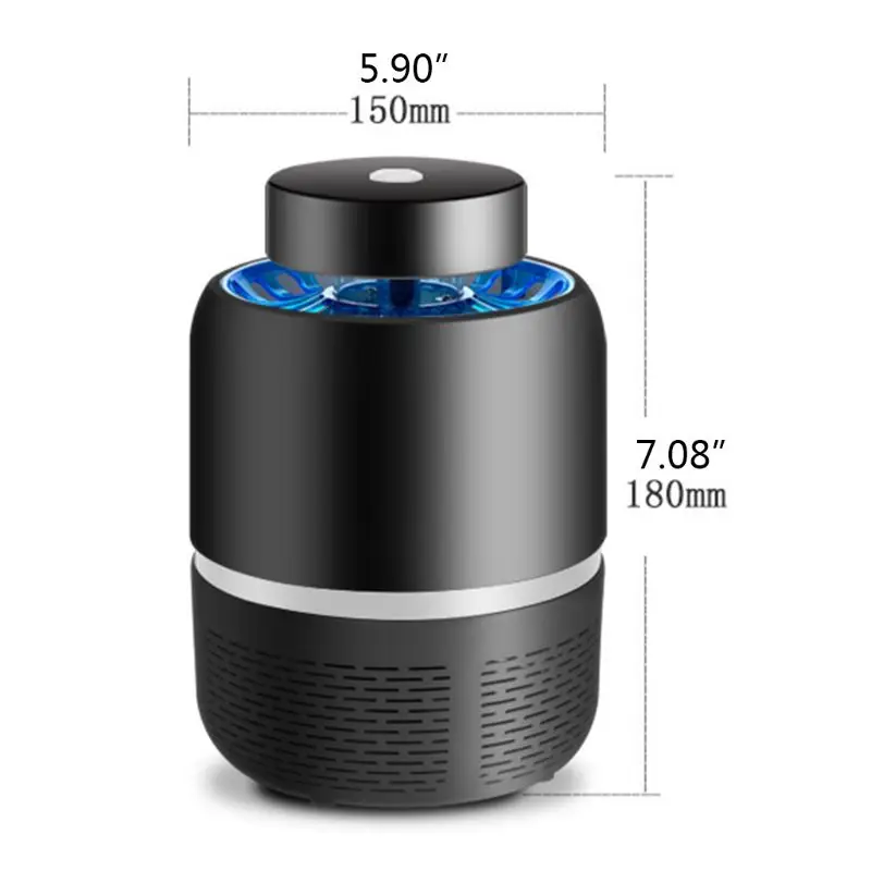 

Home Mosquito Killer LED Trap Repellent Lights USB Mute Indoor Safety and Environmental Protection Small Appliances