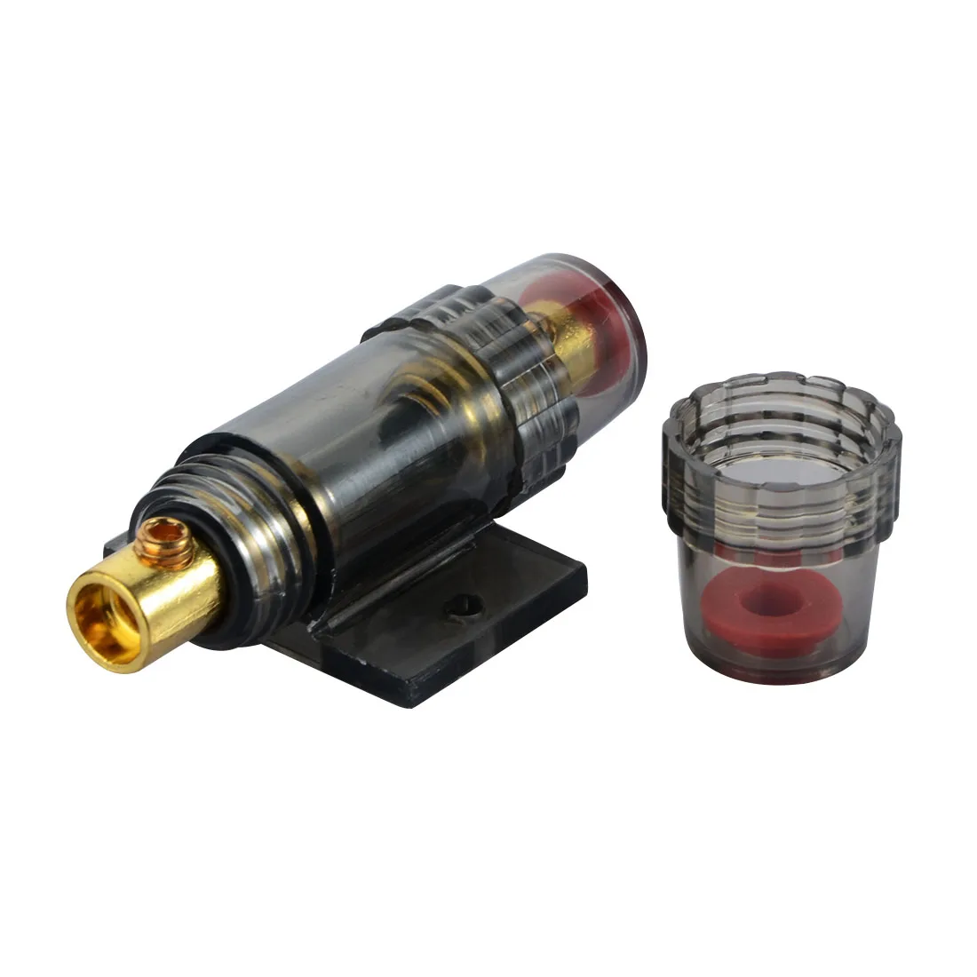 Новый водонепроницаемый 60A AGU защитный держатель предохранителя черный корпус