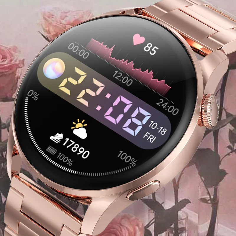 

SHACKER Heart rate Smartwatch Man Woman Full Screen waterproof Men Smart Watch Dynamic Bluetooth Dial call luxurious smart watch