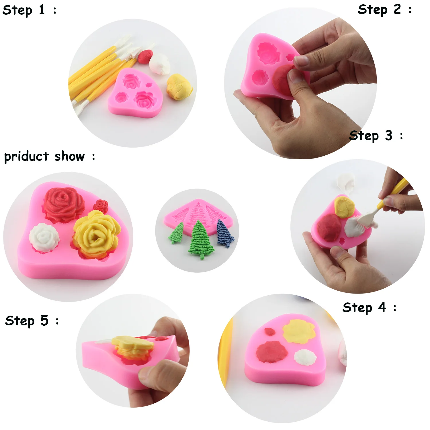 3D промышленных стимпанк оборудования гайка ходового винта силиконовый Fondant