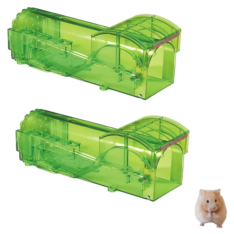 2 шт. гуманные ловушки для мыши использования в помещении и на улице живые снятия
