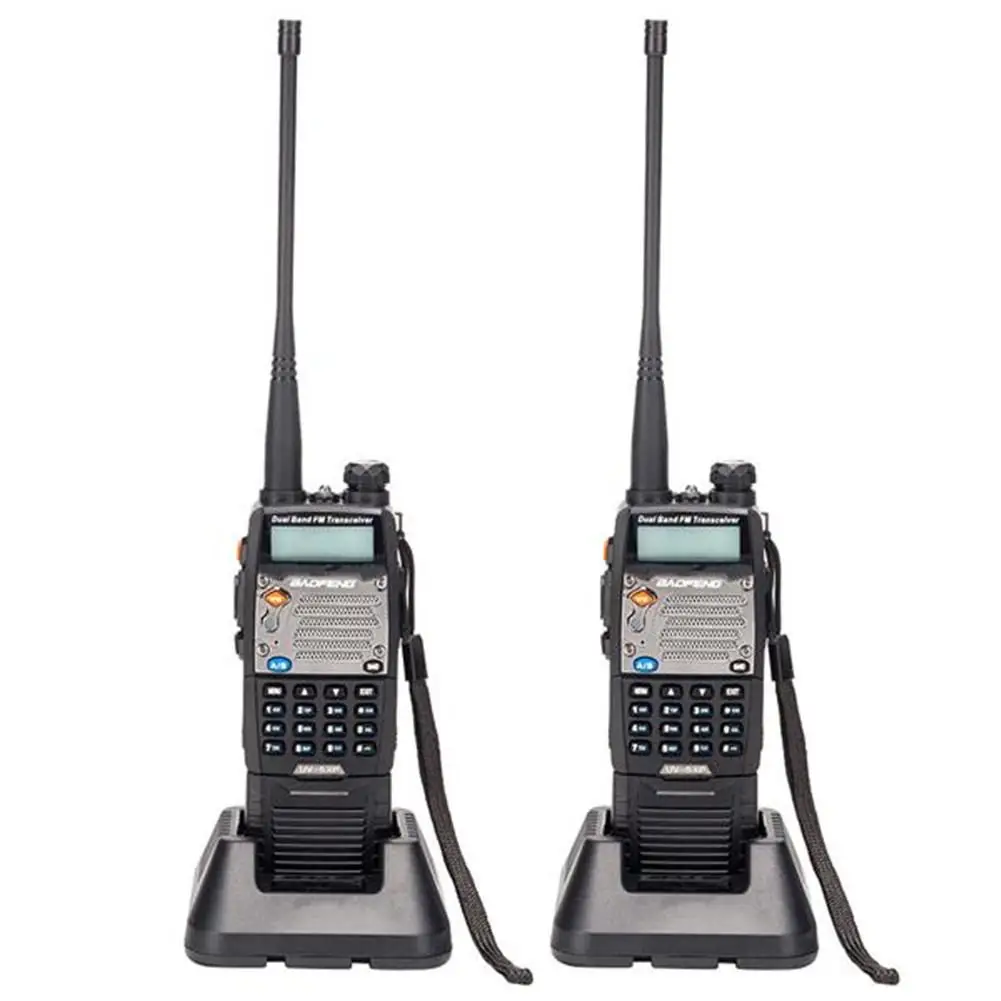 

2pcs Baofeng Uv-5xp 3000mah 8w Walkie Talkie Dual Band Two Way Radio Transceiver