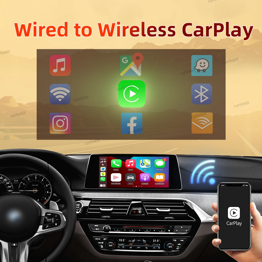 Carlinkit 3 0 Для Apple CarPlay беспроводной ключ USB для LEXUS ES IS NX RX CT LC радиоуправляемая