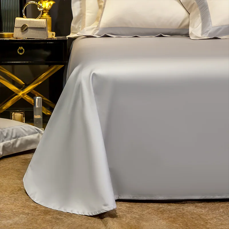 

100S twin wire Egyptian cotton Bedding Set Thicken Stitching color duvet cover bed linen luxury hotel pillowcases bedsheet