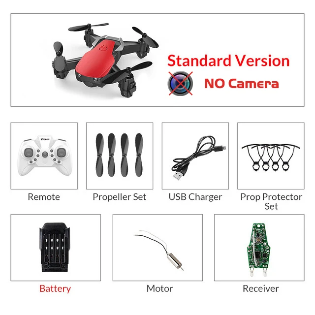 red30w1battery Eachine E61 E61HW Мини WiFi FPV с HD камерой высота режим удержания складной Радиоуправляемый Дрон Квадрокоптер RTF - Цвет: red30w1battery