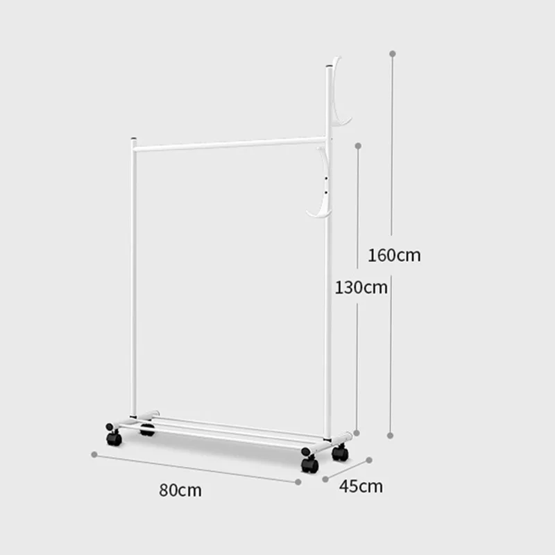 

Clothes Hanger Coat Rack Floor Hanger Bedroom Hangers Simple Clothes Rack Household Hangers With Wheels Wardrobe