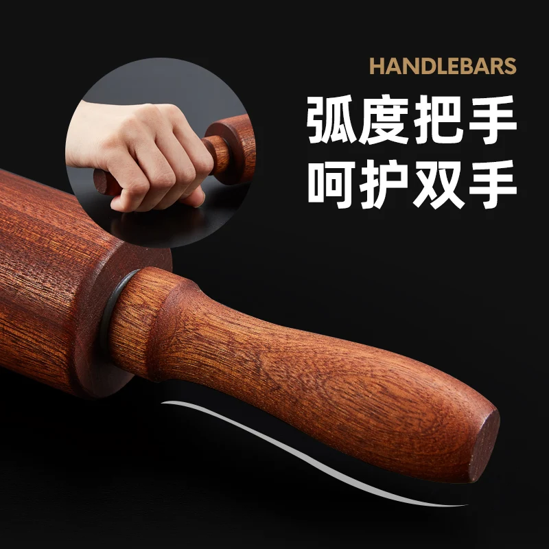 

Pizza Dough Rolling Pin Cake Tools Bakery Accessories Non Stick Wood Rolling Pins Dumpling Skin Rolo De Massa Bakeware DF50GMZ