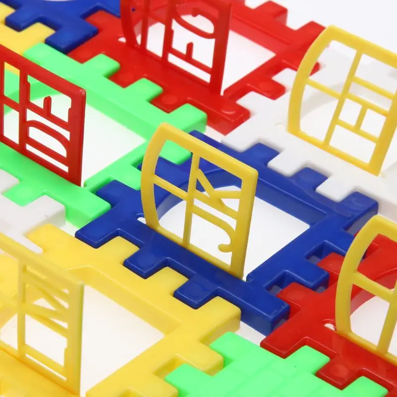 

24Pcs/Set Baby Kids House Building Blocks Construction Toys For Children Educational Learning Construction Developmental Toy Set