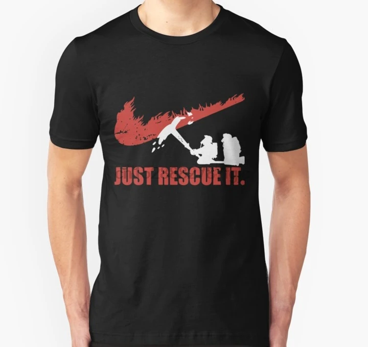 Для мужчин футболка просто спасти его пожаротушение футболки wo фyтбoлкa т до