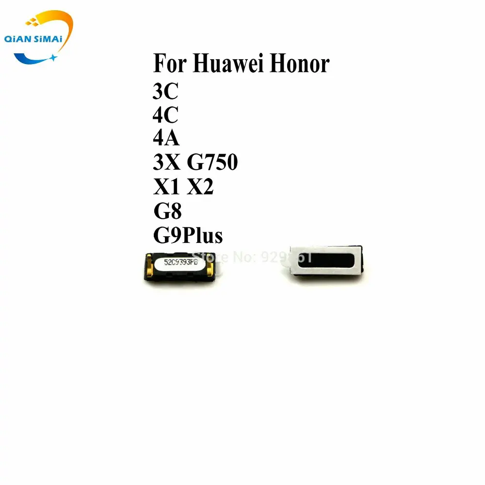 

1PCS Ear Earpiece Speaker For Huawei Honor 3C 4C 4A 3X G750 X1 X2 G8 G7plus 4 5 G9 Plus Mobile phone