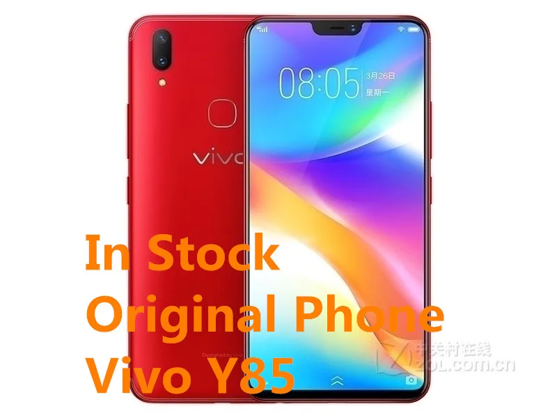 Vivo Y85 смартфон с 5 дюймовым дисплеем процессором Snapdragon 450 ОЗУ 4 Гб ПЗУ 64 ГБ 16 МП Android 8