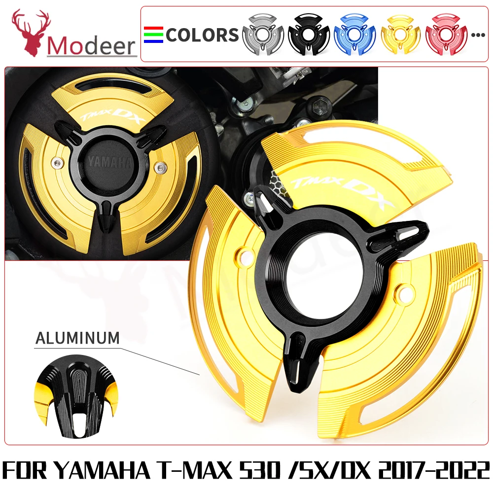 

For Yamaha T-MAX530 TMAX530 TMAX 530 DX 2017 2018 2019 2020 2021 2022 Left or Right Stator Engine Case Cover Aluminum Protector