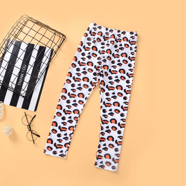 

«Милое дитя», леггинсы для девочек на весну и осень для девочек, штаны для детей с леопардовым принтом; Узкие брюки-карандаш, модные леггинсы...