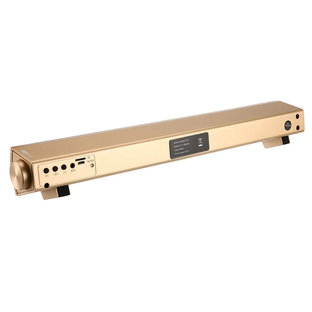 Беспроводной портативный Bluetooth динамик Саундбар с многофункциональный тонкий