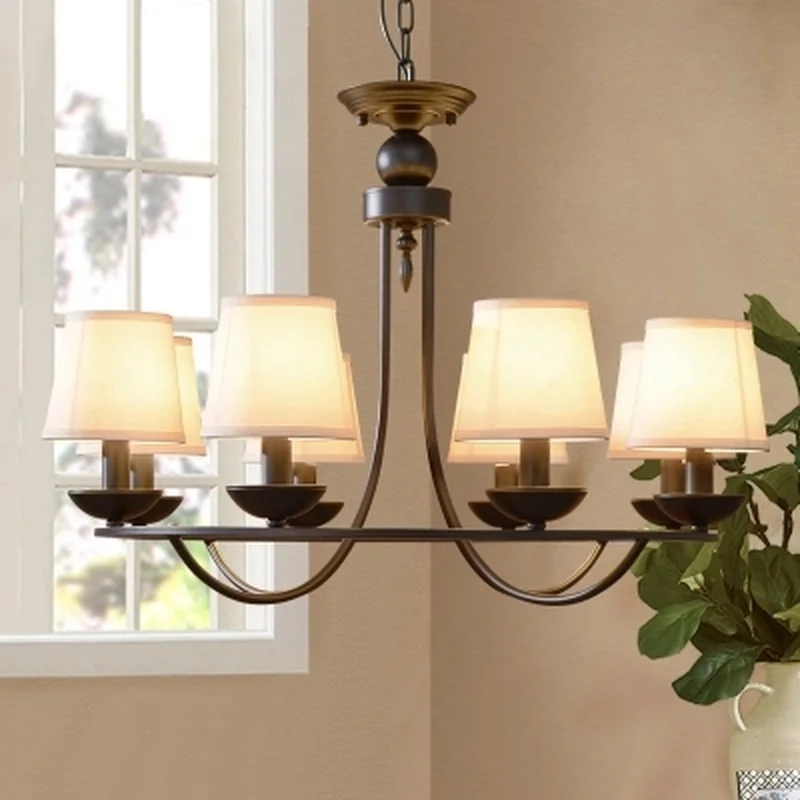 Современные Люстры для гостиной Потолочная светодиодная железная люстра