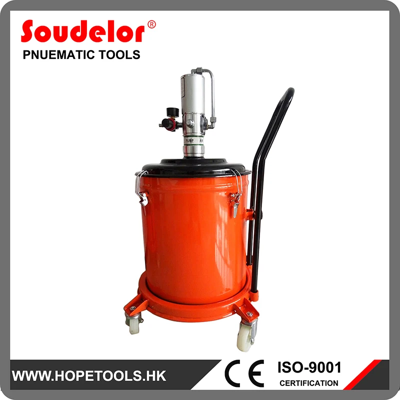 UI-10 Operated Grease Gun High Quality Auto Hand Tools 40L Pneumatic Manual Grease Pump