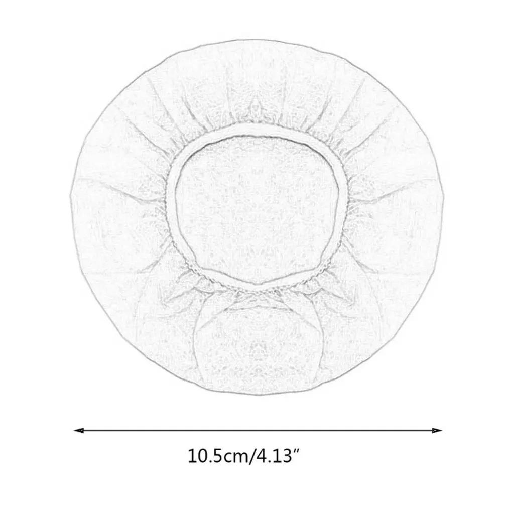 

100 Pcs Disposable Headphone Cover Non Woven Hygienic Dustproof Sweatproof Stretchable Ear Pad Netbar Headset Accessorie