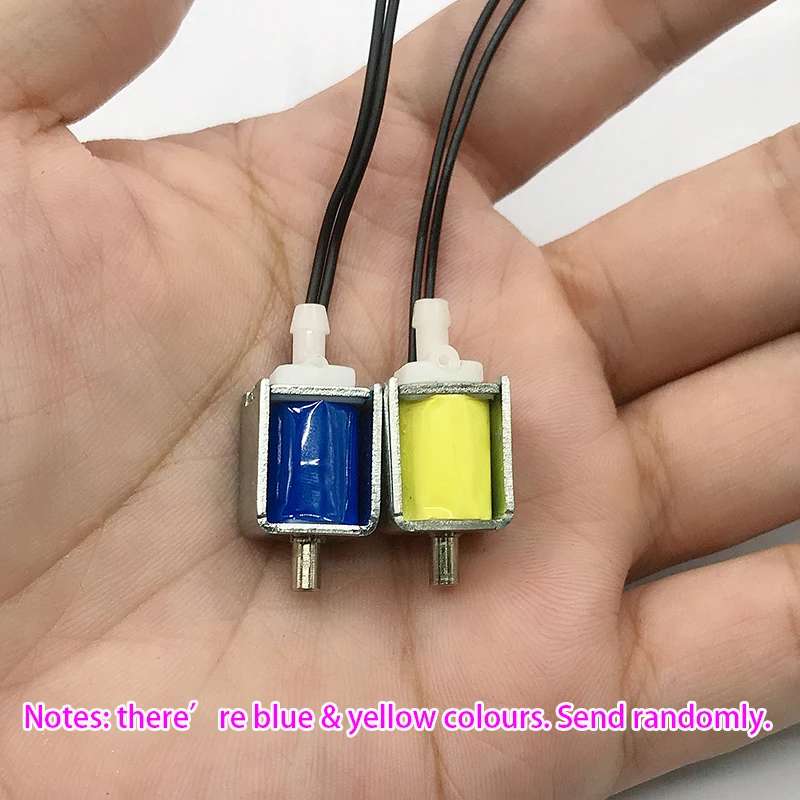 Электромагнитный Мини клапан постоянного тока 3 в маленький воздушный газовый