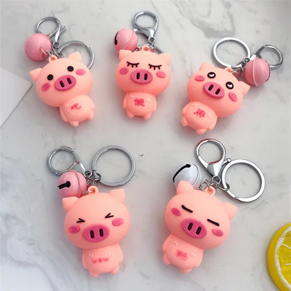 Новый мультфильм эпоксидной розовый брелок с поросенком &quotсделай сам&quot смайлик