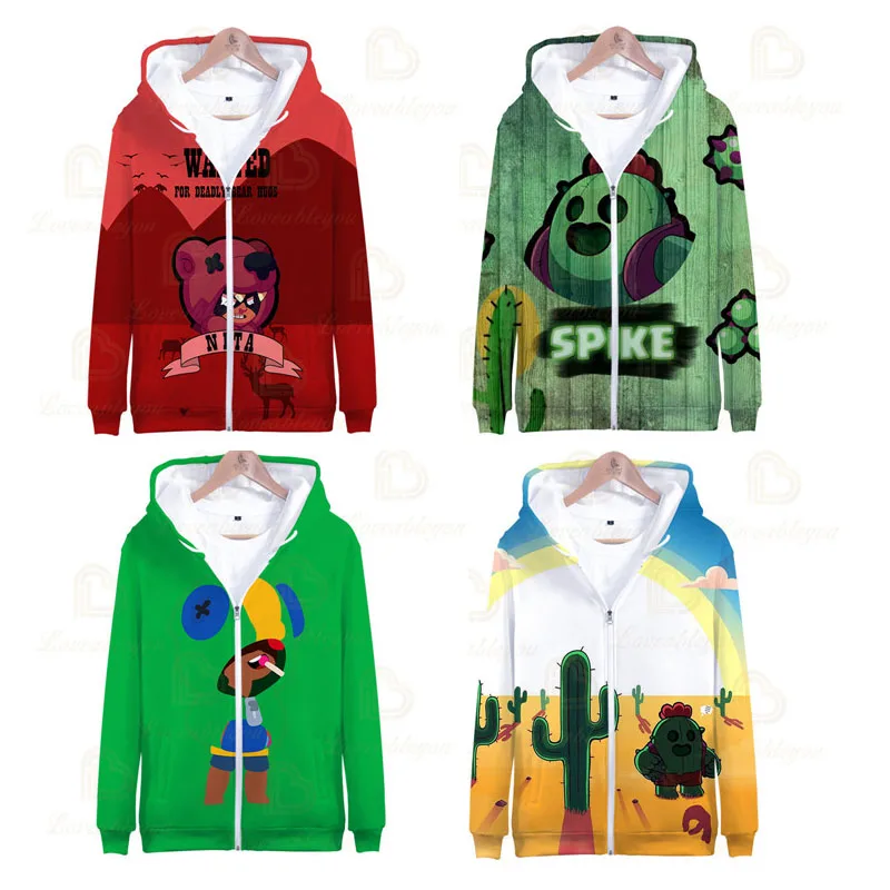 Детская толстовка с капюшоном принтом Gameing силы ген Leon Симпатичная детская