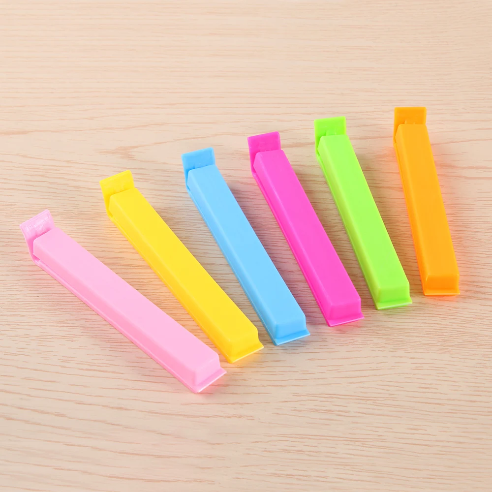 

20/10Pcs Portable New Kitchen Storage Food Snack Seal Sealing Bag Clips Sealer Clamp Plastic Tool Kitchen Accessories Wholesale