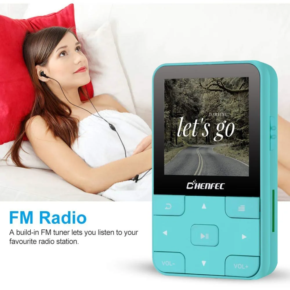 Мини Портативный MP3-плеер с Bluetooth 4,0 без потерь Музыкальный плеер с зажимом, fm-радио, рекордер TF карта и повязка на руку