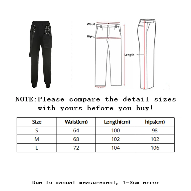 

Vangull Harajuku Ribbon Cargo Pants Women Plus Size Joggers Winter Sweatpants Trousers Black Loose Wide Leg Sweat Pants Femme