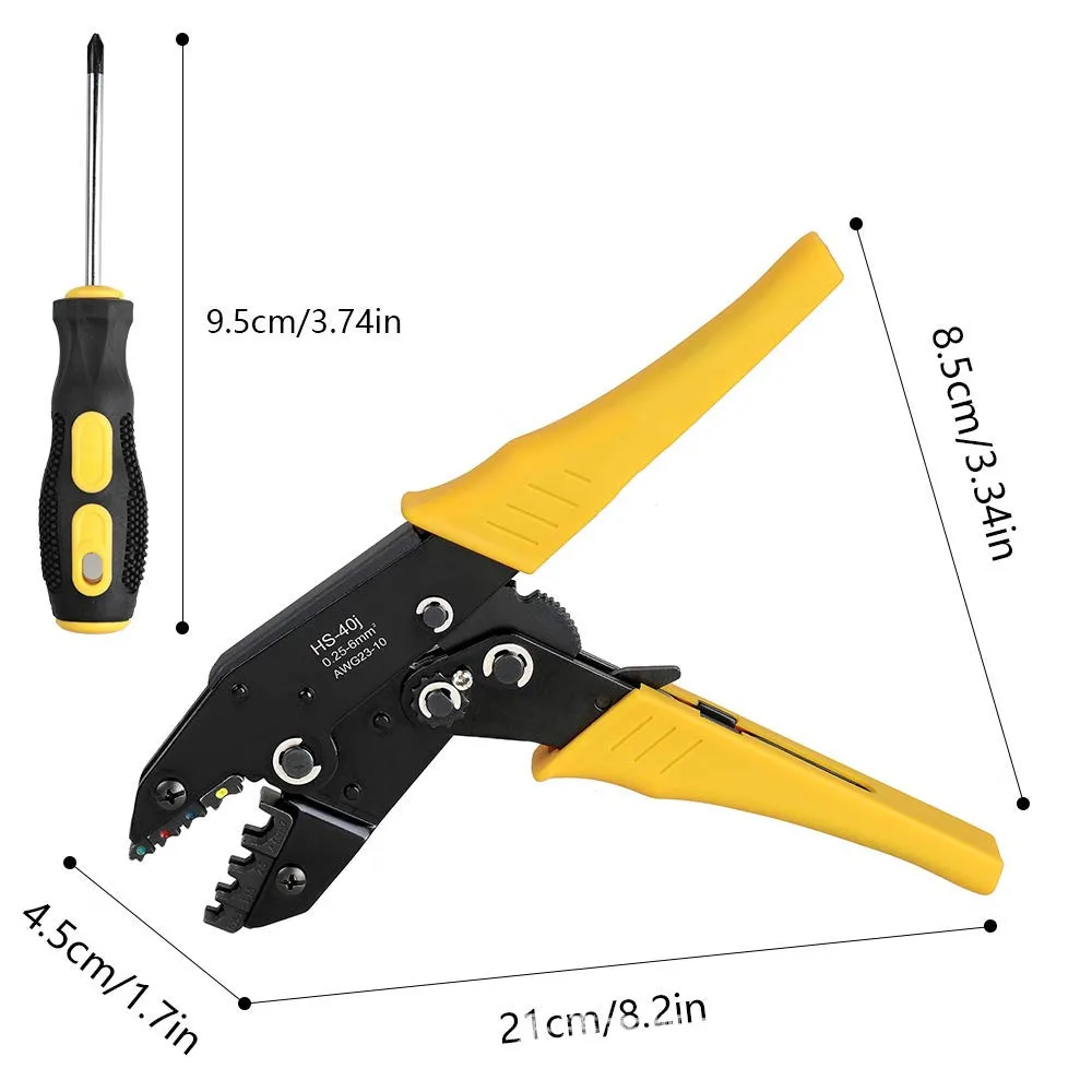 

Multi-function crimping tool, pre-insulated terminal crimping tool, tube type needle terminal tool