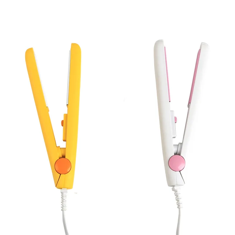 

2 in1 Portable Hair Straightener Mini Constant Temperature Hair Curling Iron Travel Home Use Hair Styling Tools