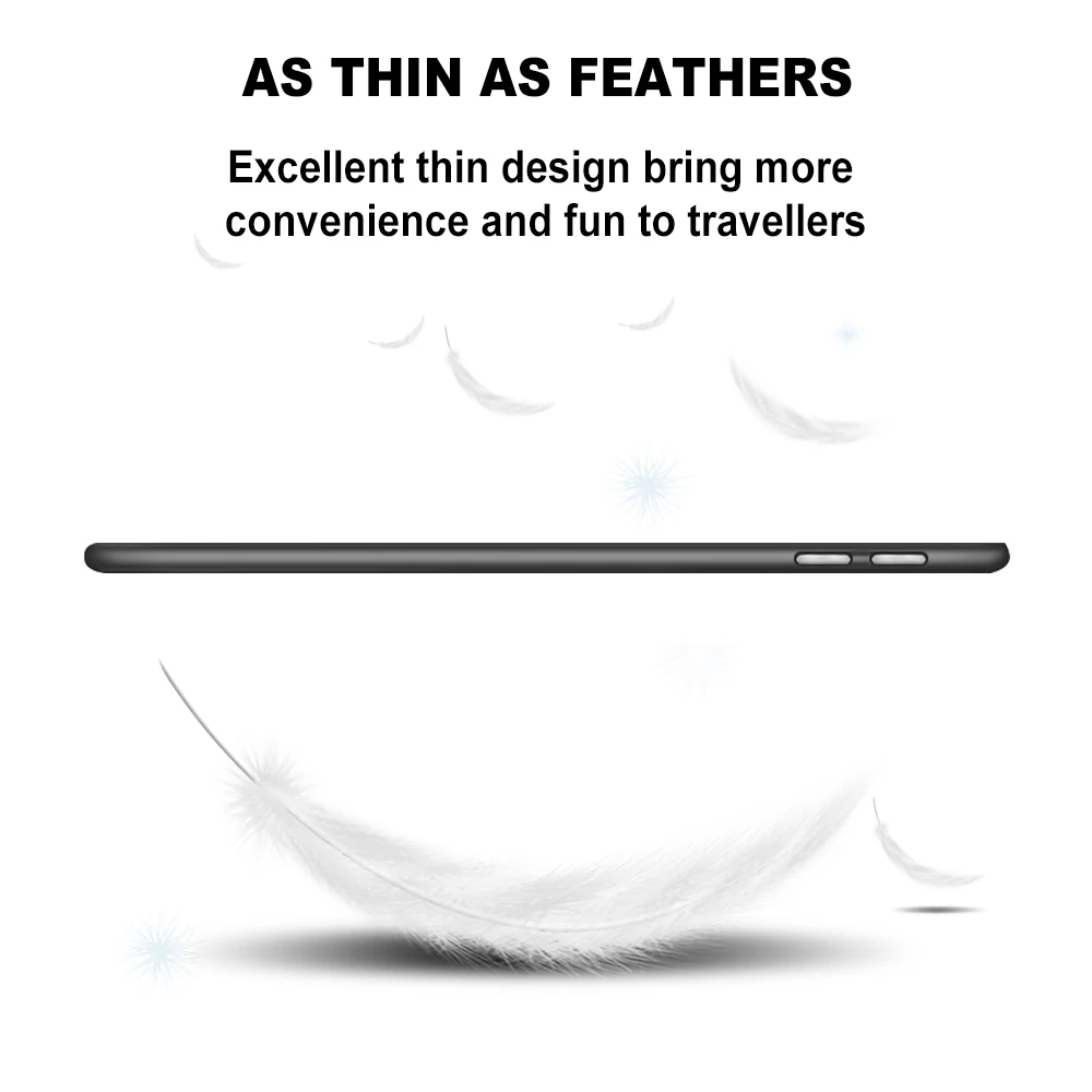 Чехол для iPad с держателем ручки 5/6 Air 2/1 Mini 4/5 7th Gen 3 автоматическим режимом
