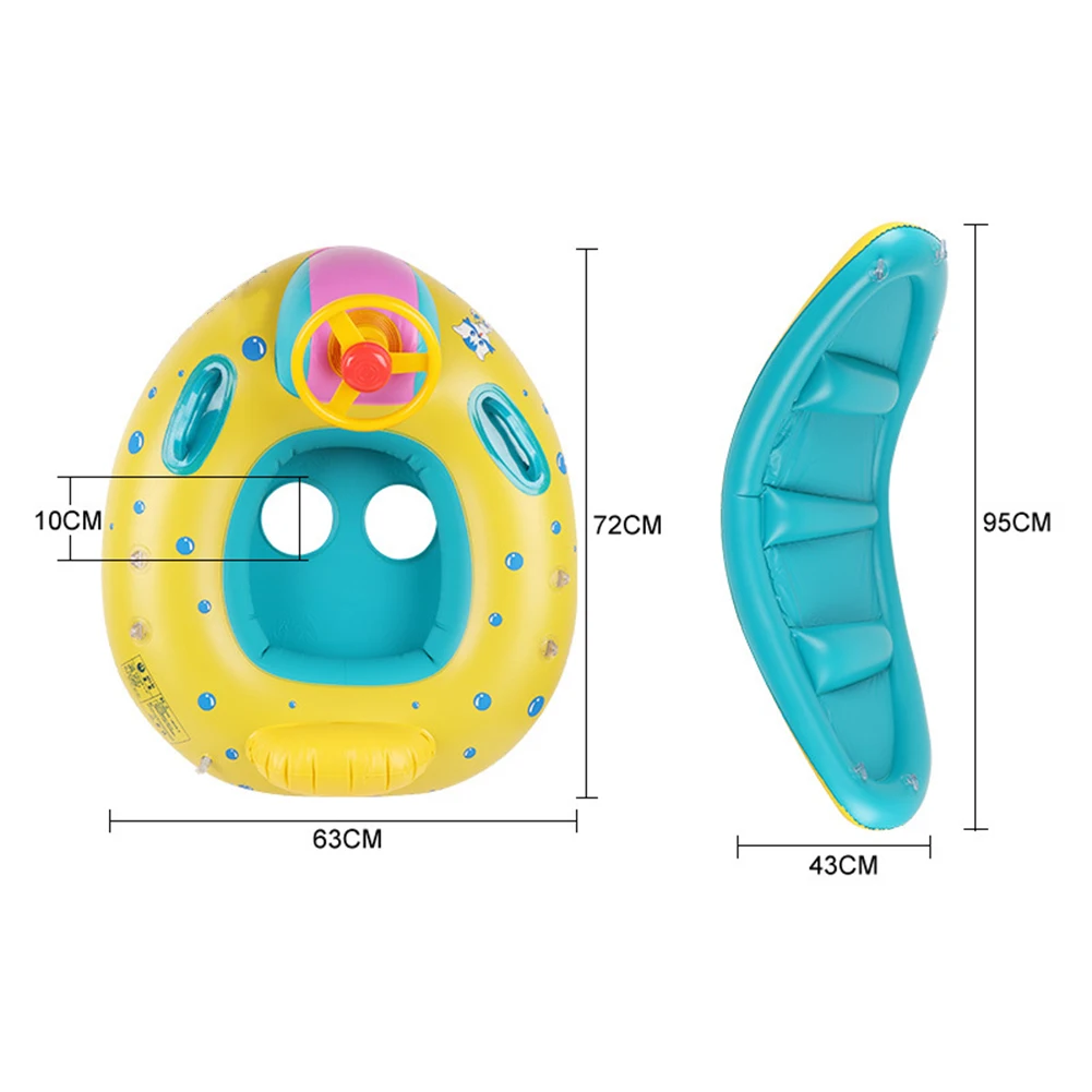 

Children Pool Swimming Ring with Sunshade Inflatable Water Seat Float Toy Children Swimming Outdoor Accessories