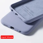 Жидкий силиконовый чехол для Samsung Galaxy A51 A71 A70 A11 A01 A41 A60 A81 S8 S10E S20 Plus, мягкая задняя крышка для Galaxy Note 8 9 10