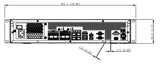 Dahua 128 Ch P2P NVR видеорегистратор IVSS7008 2U 8HDD Интеллектуальный сервер видеонаблюдения