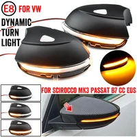 2 pieces for vw passat cc b7 beetle scirocco jetta mk6 euro led side wing dynamic turn signal light rearview mirror indicator