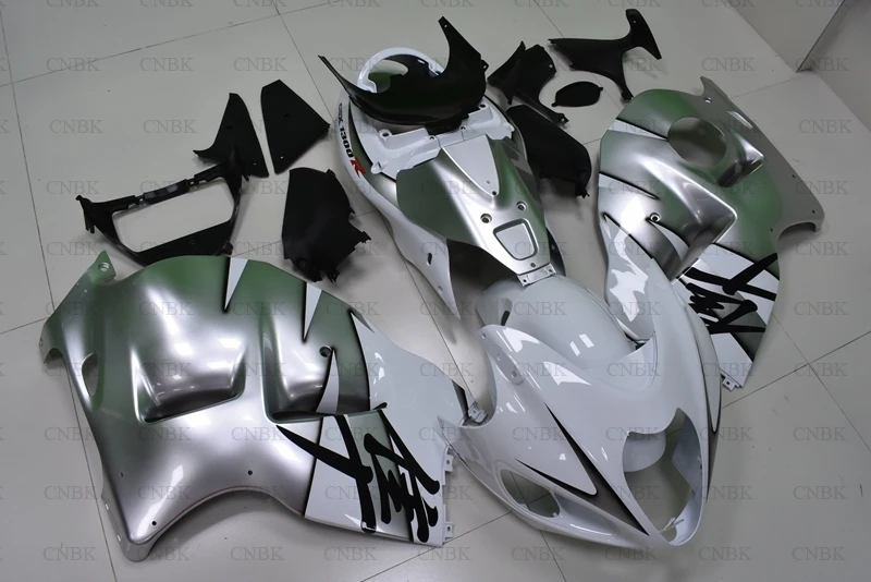 Пластиковые обтекатели для GSXR 1300 2005 HAYABUSA Для Suzuki GSXR1300 Обтекатели 1997 2007 серебристо