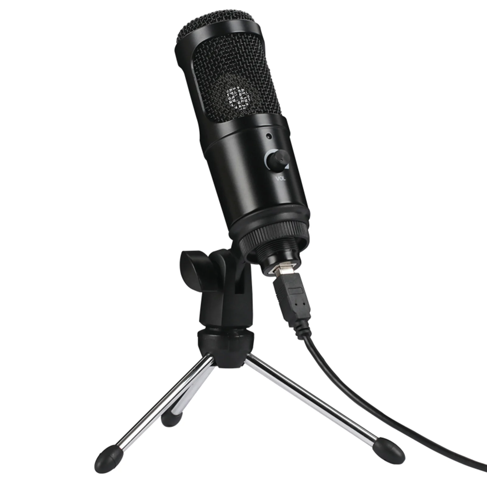 

Studio Condenser Microphone w/Stand fr PC Laptop Recording Game Streaming