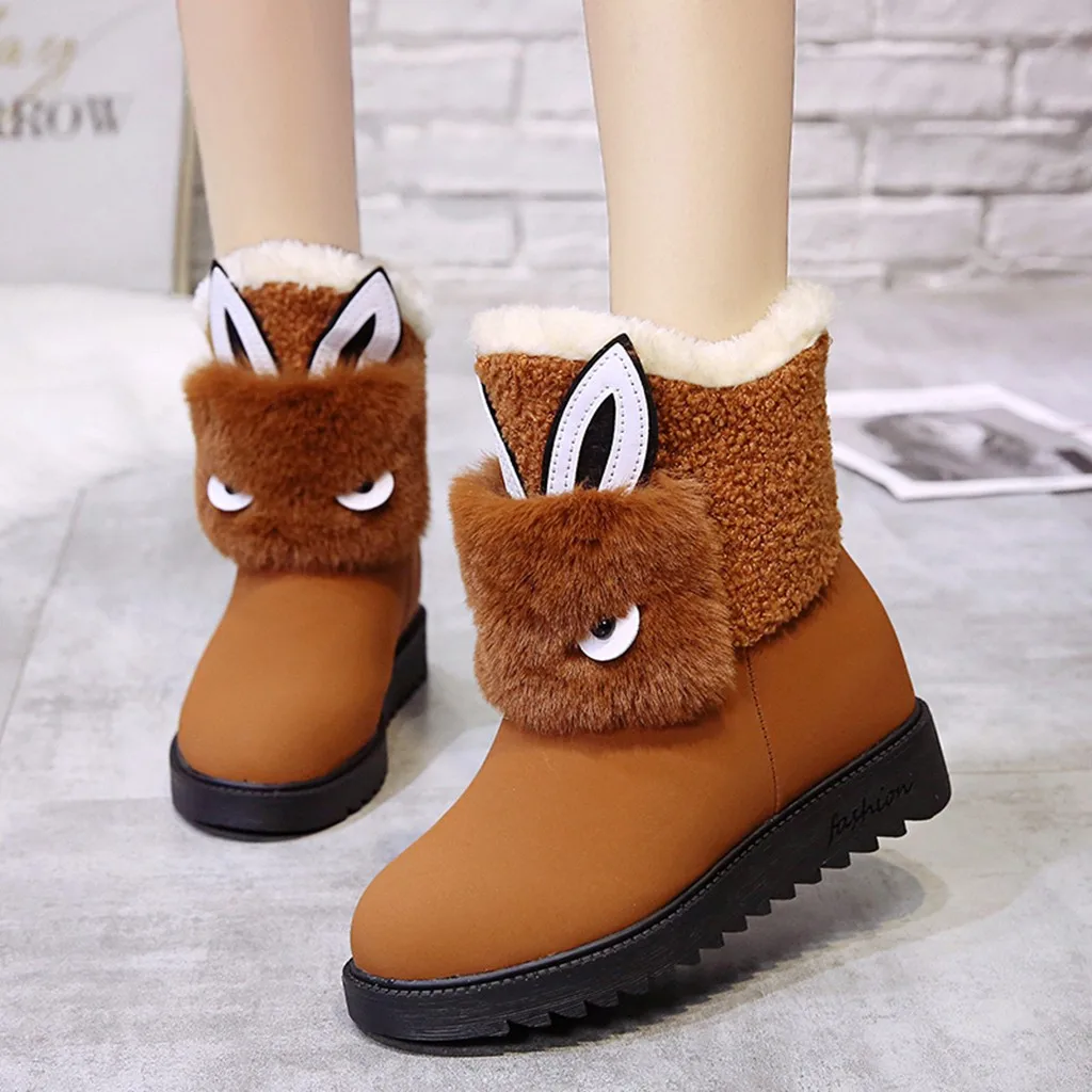 SAGACE милые зимние ботинки Женская зимняя обувь на молнии На открытом воздухе