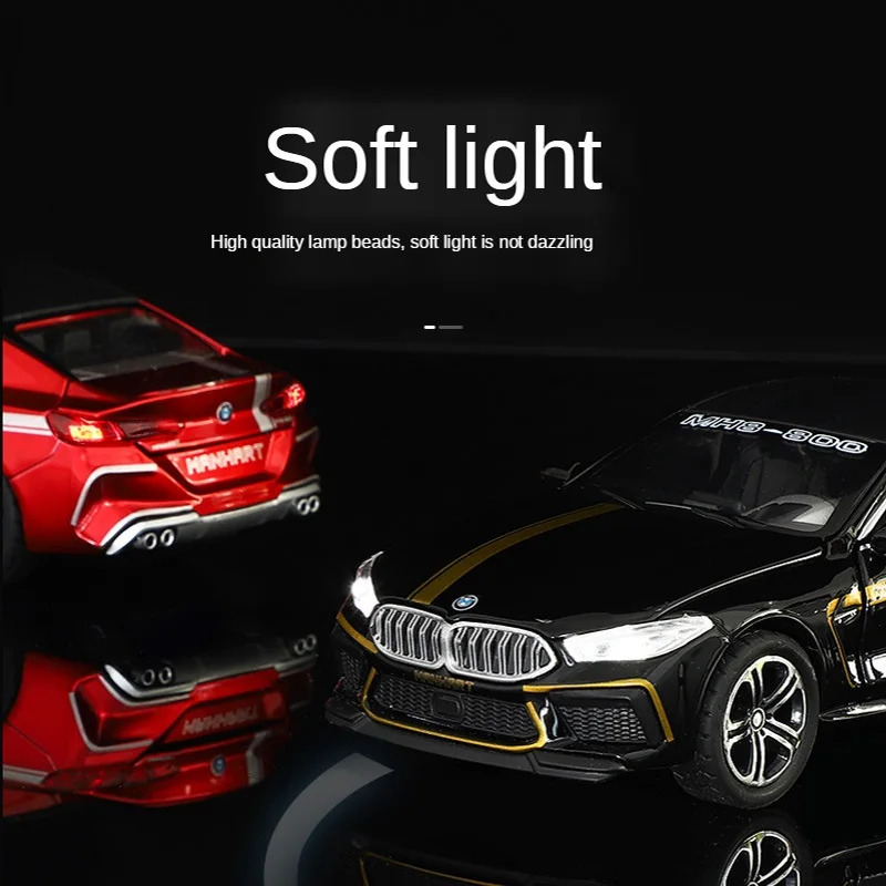 

New Brand ChiMei 1/32 Alloy Emulation M8 Sound and Light Function Collection Model RC Car Children Outdoor Toys Gifts