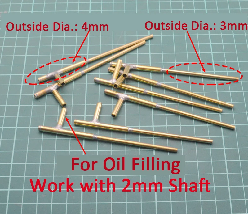2 мм латунный МОРСКОЙ лодочный водостойкий вал рукав клубень со смазочным маслом