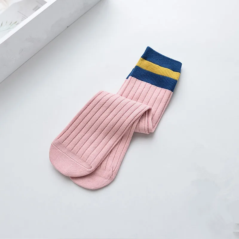 Baby Girls Socks Knee High Baby Football Stripes Sport Socks for Girl Sweet Princess Baby Socks Long Tube Kids Leg Warmer 3-10Y