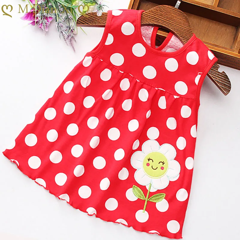 Платье для маленьких девочек летняя одежда платье малышей хлопковое принцессы