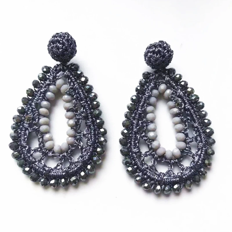 Bohemian Exquisite Crystal Tassel Drop Earrings Handmade Faceted Long Aretes De Mujer Adds Charm Statement Jewelry 2020 | Украшения и