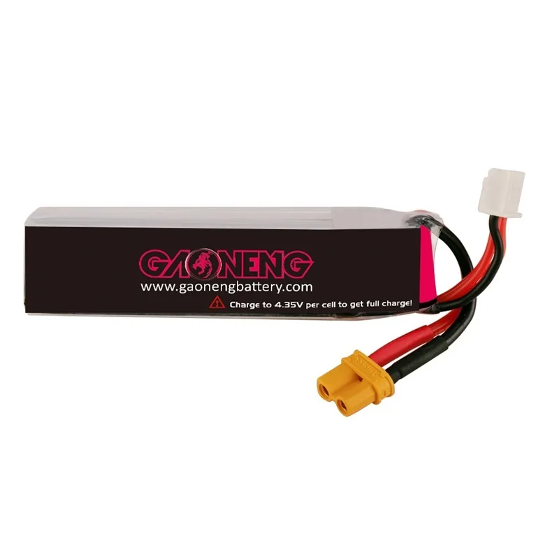 

GAONENG GNB Max 200C HV Lipo Battery 3S 11.4V 720mAh And Charger for RC Tinywhoop FPV Frame Kit Racing Drone With XT30U-F Plug