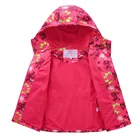 Демисезонные куртки для девочек, детская верхняя одежда для девочек, водонепроницаемая ветрозащитная толстовка, спортивные куртки для детей, флисовые теплые куртки